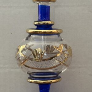 Handblown Egyptian Glass Anointing Oil Bottle with 3oz Anointing Oil