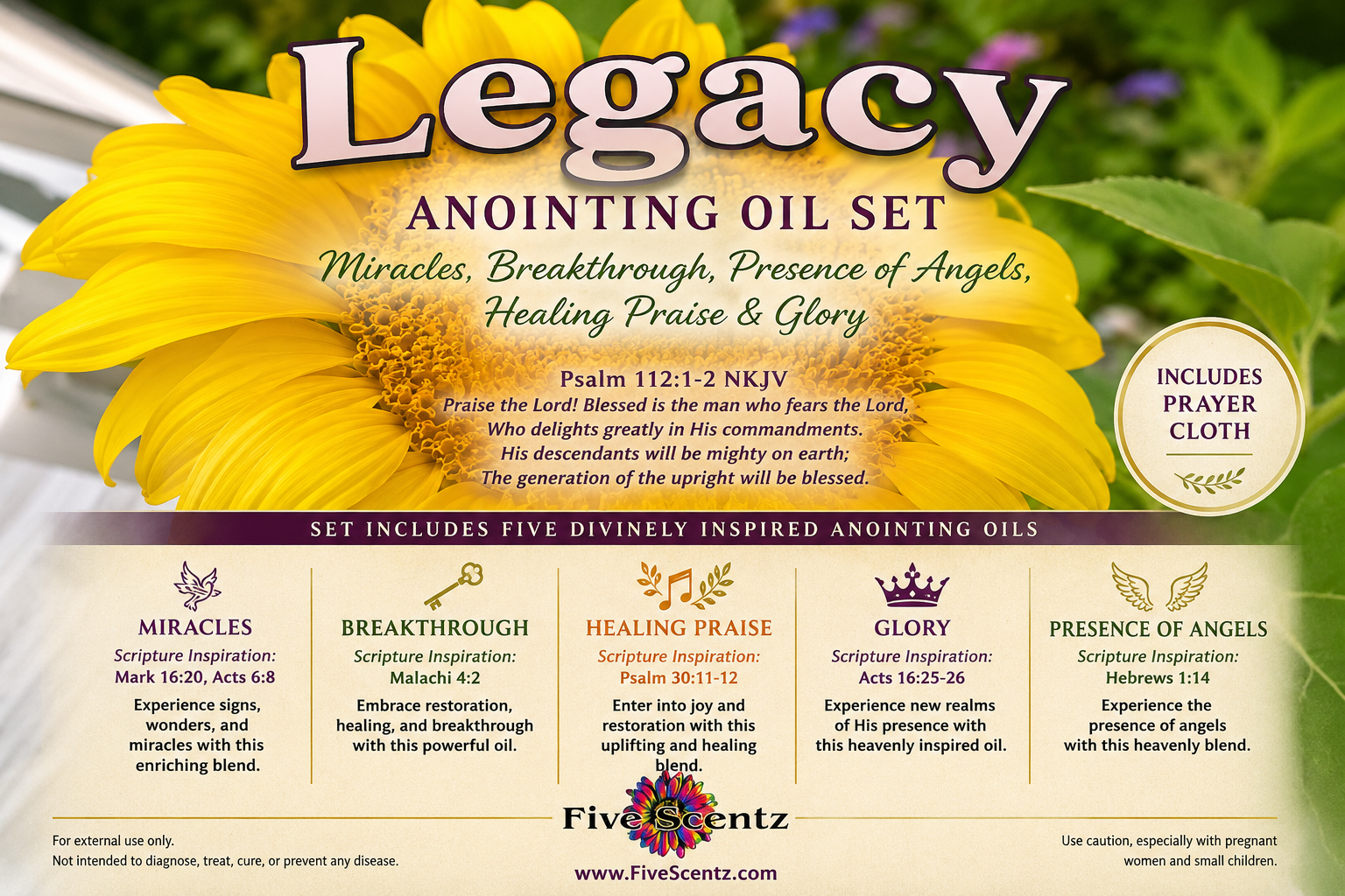 Legacy Anointing Oil 1 oz Set